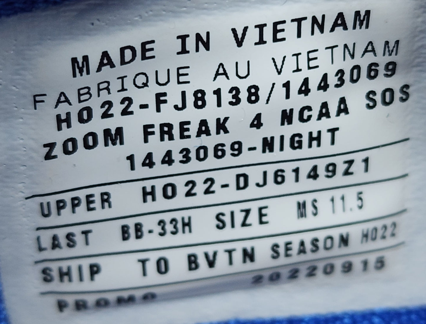 Nike Zoom Freak 4 - Kentucky Wildcats PE