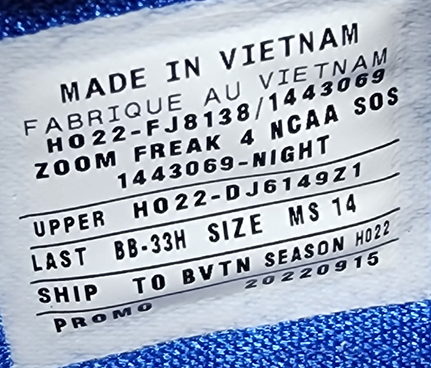 Nike Zoom Freak 4 - Kentucky Wildcats PE