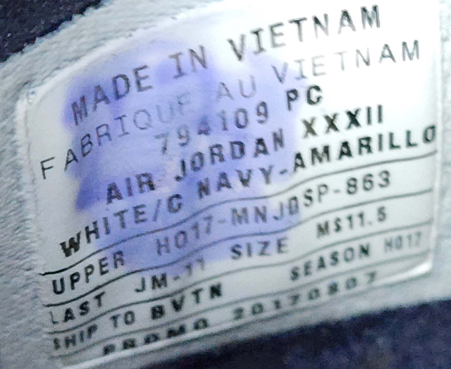 AJ 35 - 黄蜂队 PE