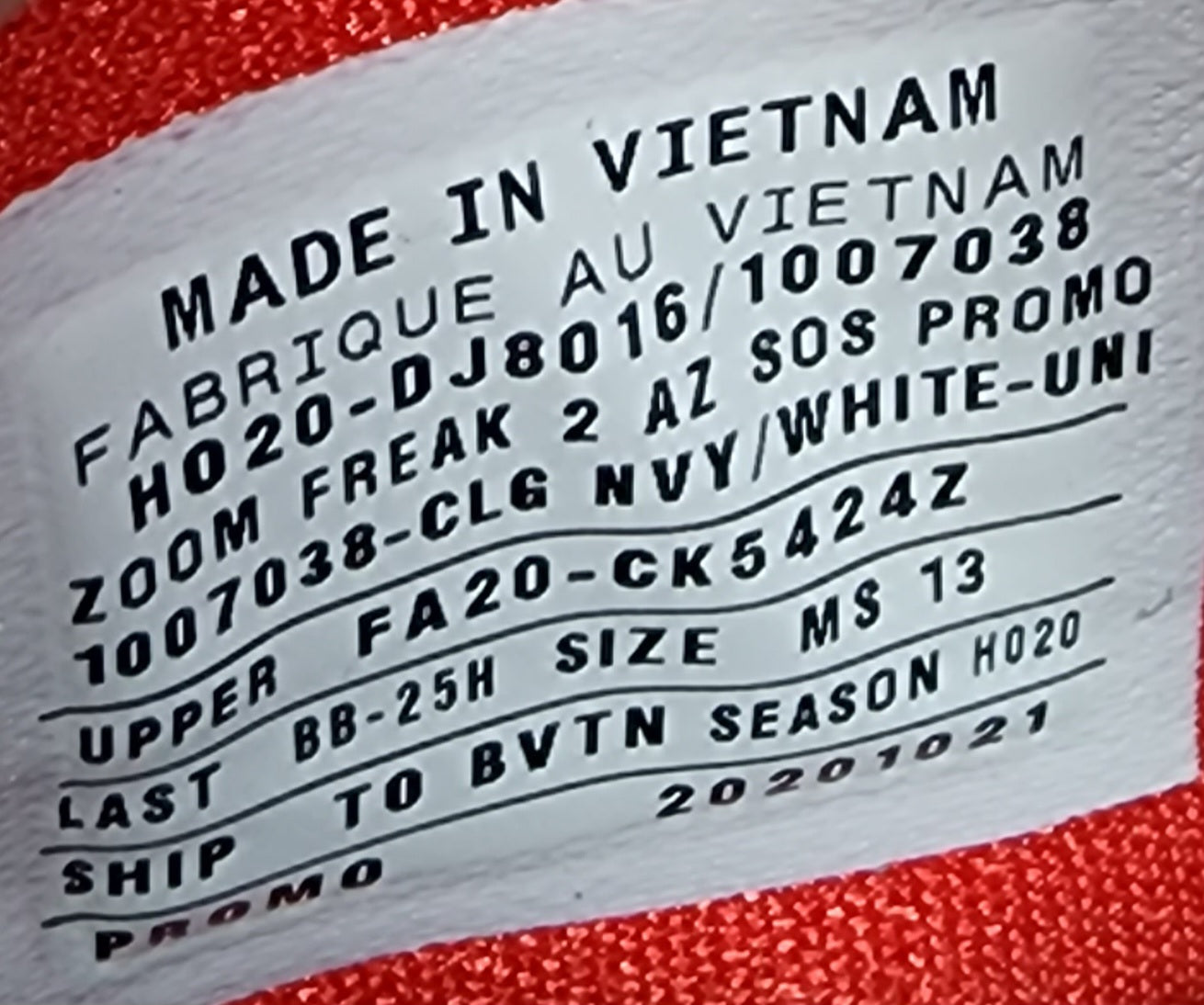 Nike Zoom Freak 2 - Arizona Wildcats PE