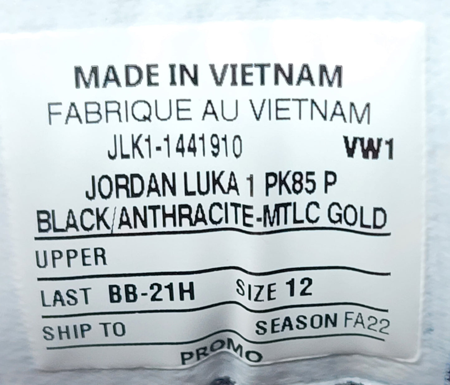 Jordan Luka 1 - PK85 Phil Knight Invitational PE