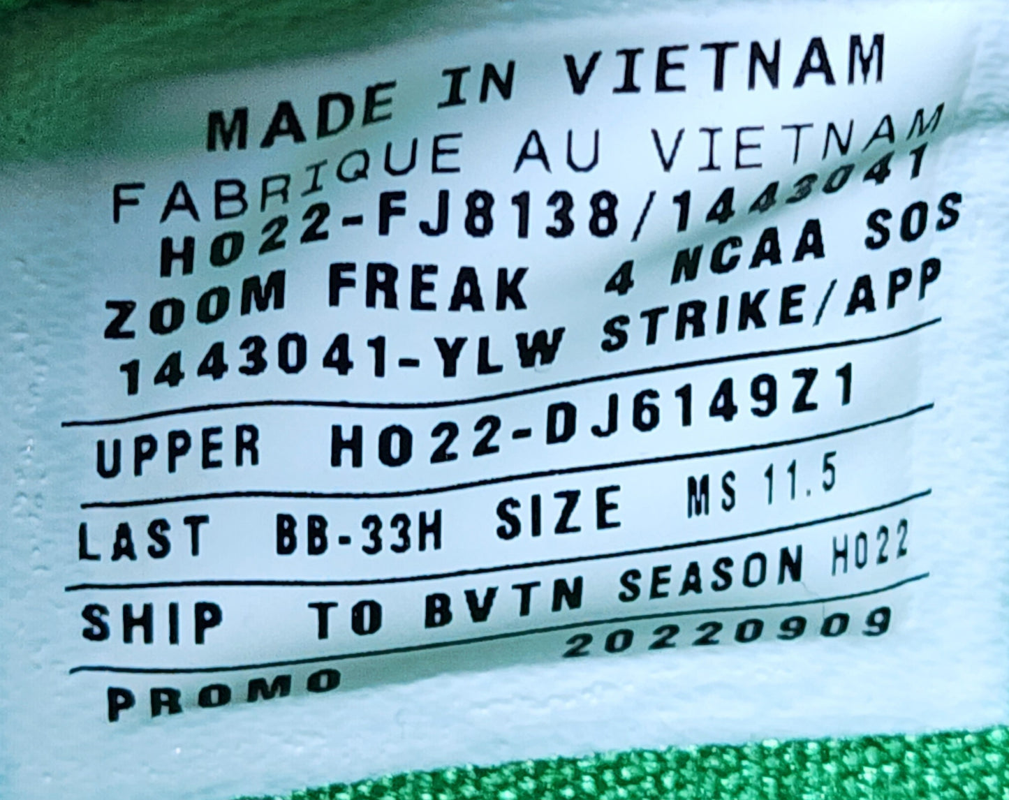 Nike Freak 4 - Oregon Ducks PE