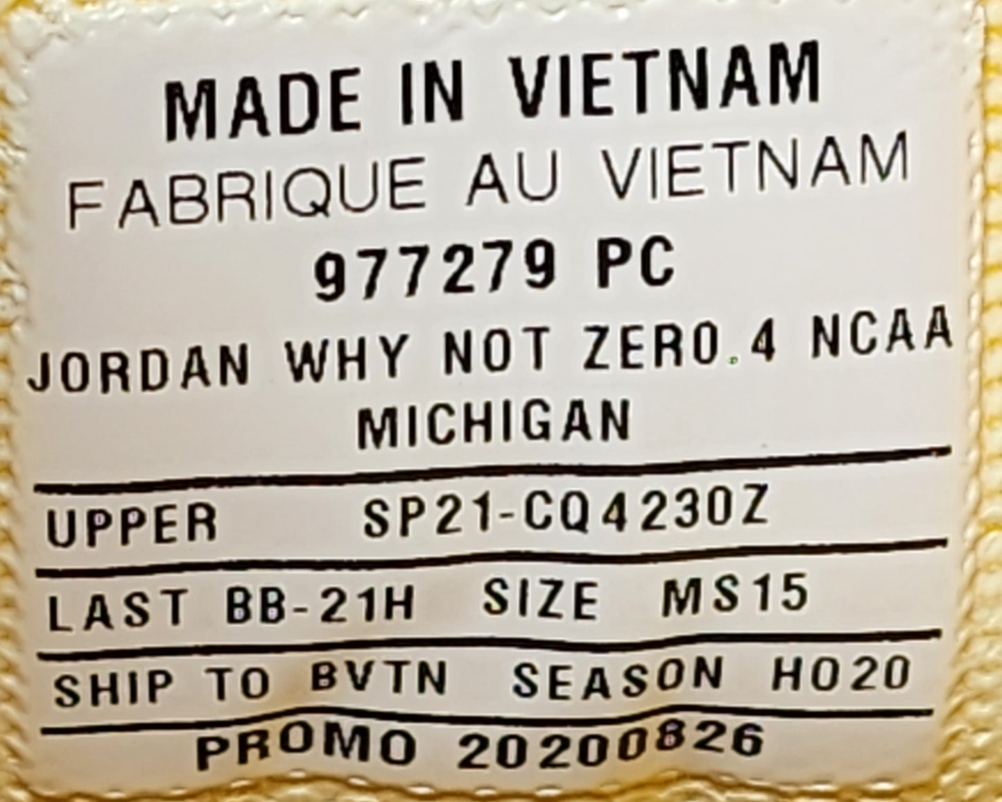 AJ 35 - 黄蜂队 PE