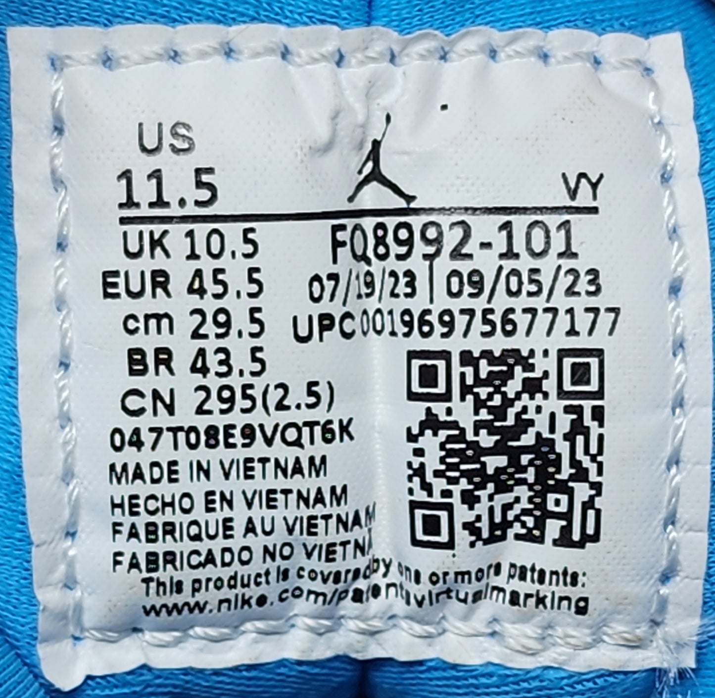 Air Jordan 09 Retro - Powder Blue