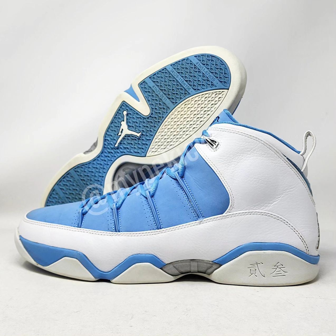 Air Jordan 9.5 Team - UNC Tar Heels PE