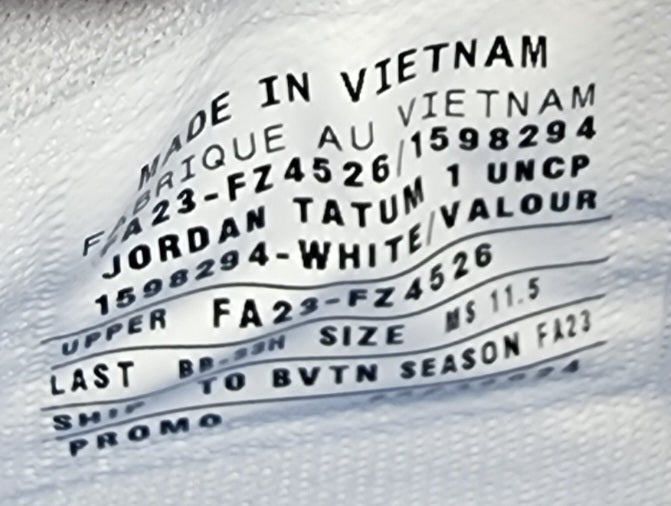 Jordan Tatum 1 - UNC Tar Heels PE