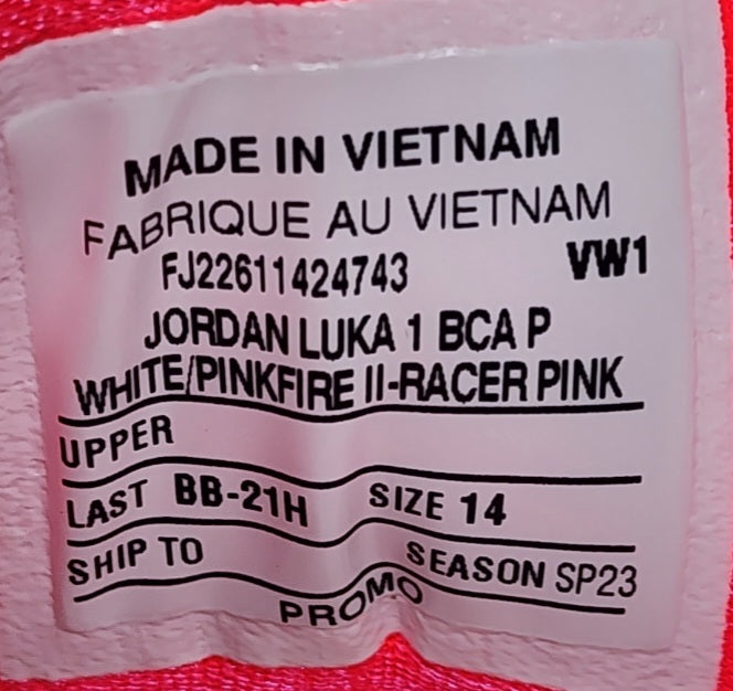 Jordan Luka 1 - BCA PE