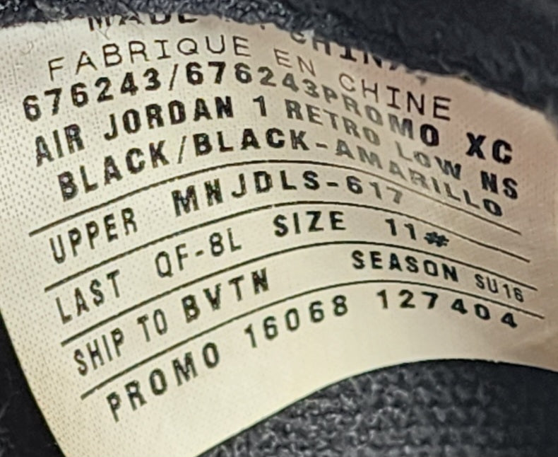 Air Jordan 01 Retro Low - PSNY F&F SAMPLE