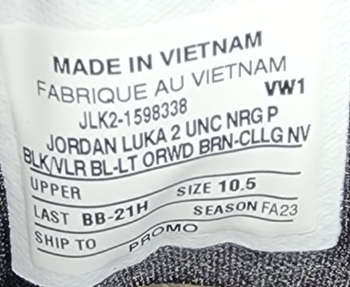 Jordan Luka 2 - UNC Tar Heels PE