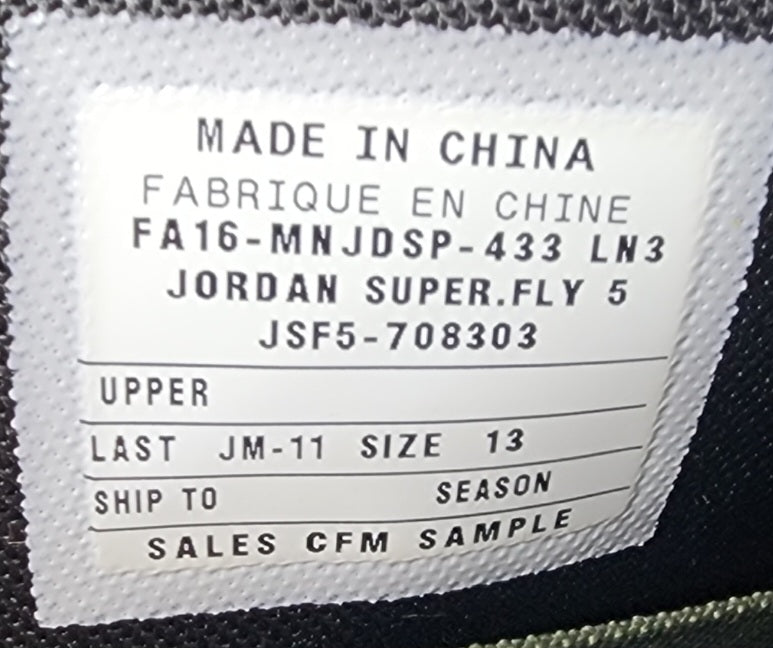 Jordan Super.Fly 5 - Monta Ellis Indiana Pacers PE