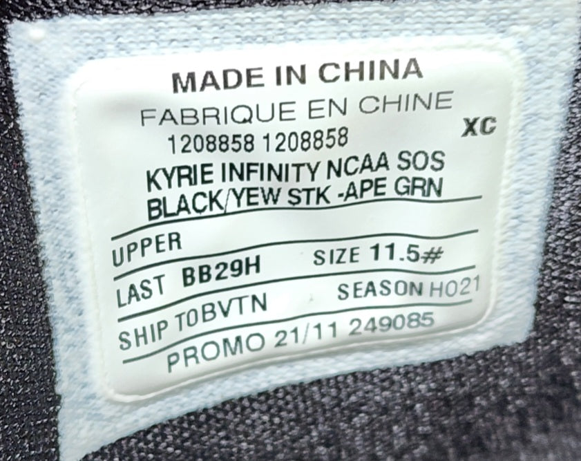 Nike Kyrie Infinity - Oregon Ducks PE