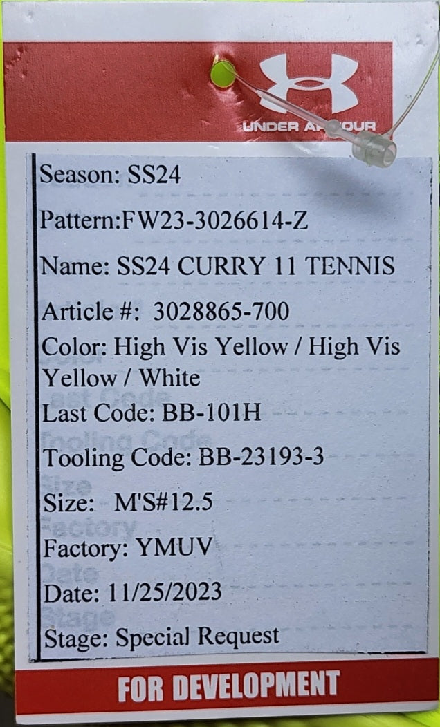 Under Armour Curry 11 - De'Aaron Fox "Tennis" PE