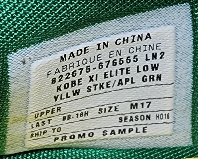 Nike Kobe 11 Elite Low - Oregon Ducks PE