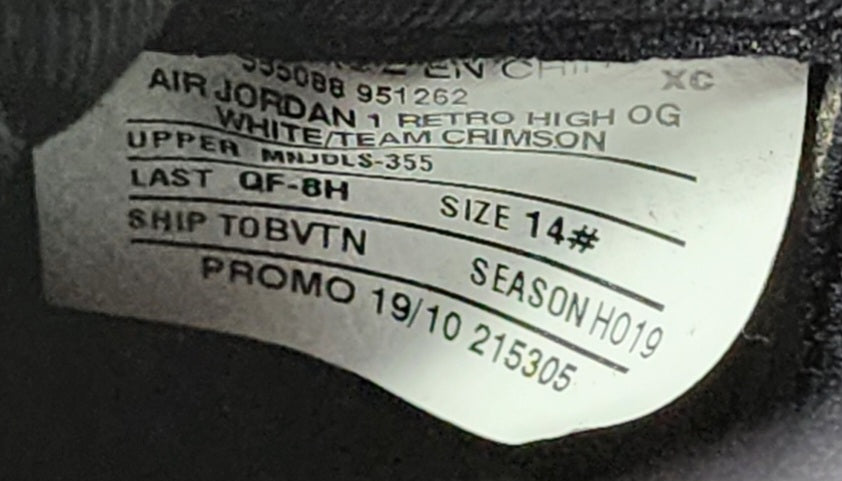 Air Jordan 01 Retro High OG - Oklahoma Sooners PE