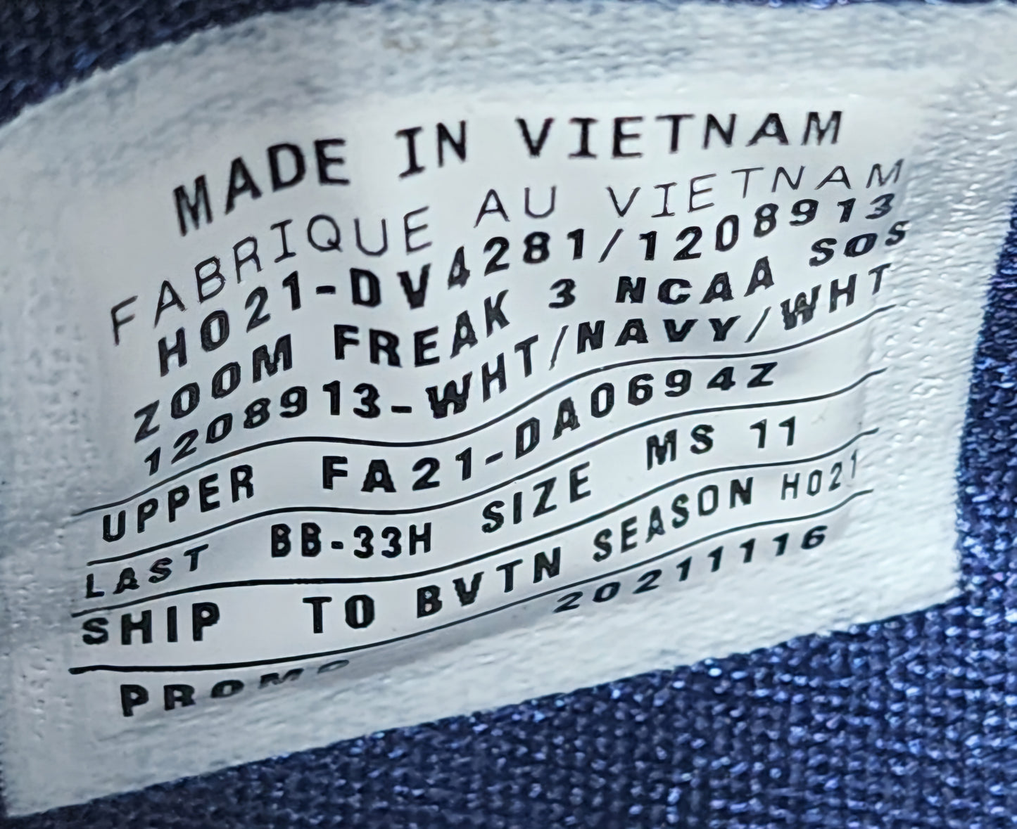 Nike Zoom Freak 3 - Villanova Wildcats PE