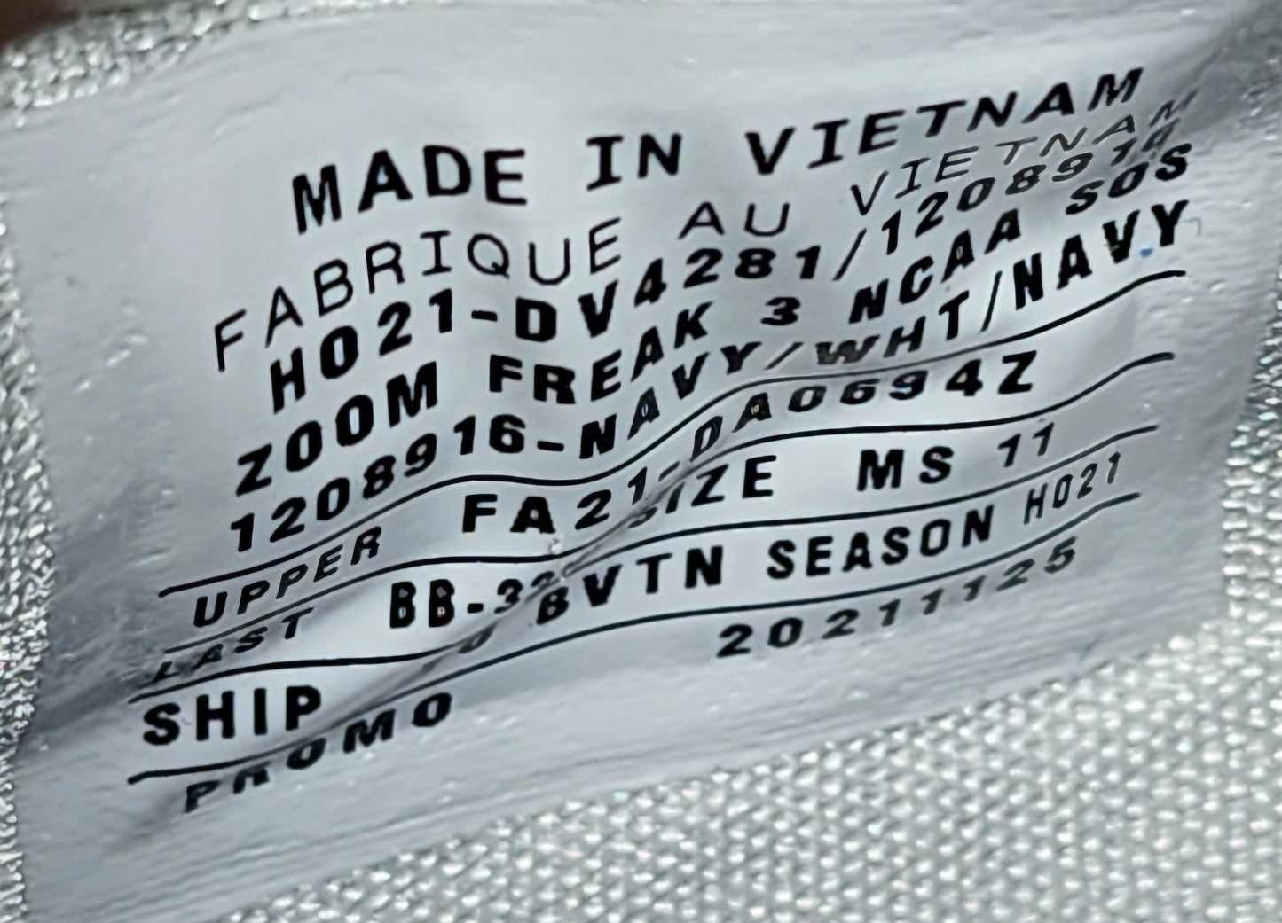 Nike Zoom Freak 3 - Villanova Wildcats PE