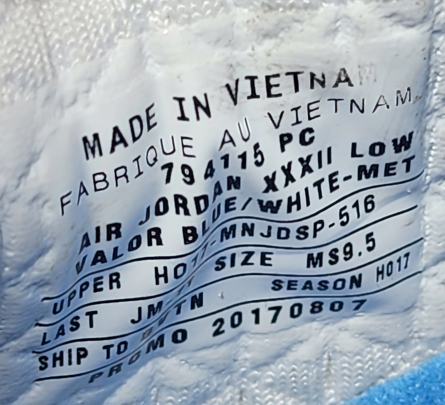 Air Jordan 32 Low - UNC Tar Heels PE