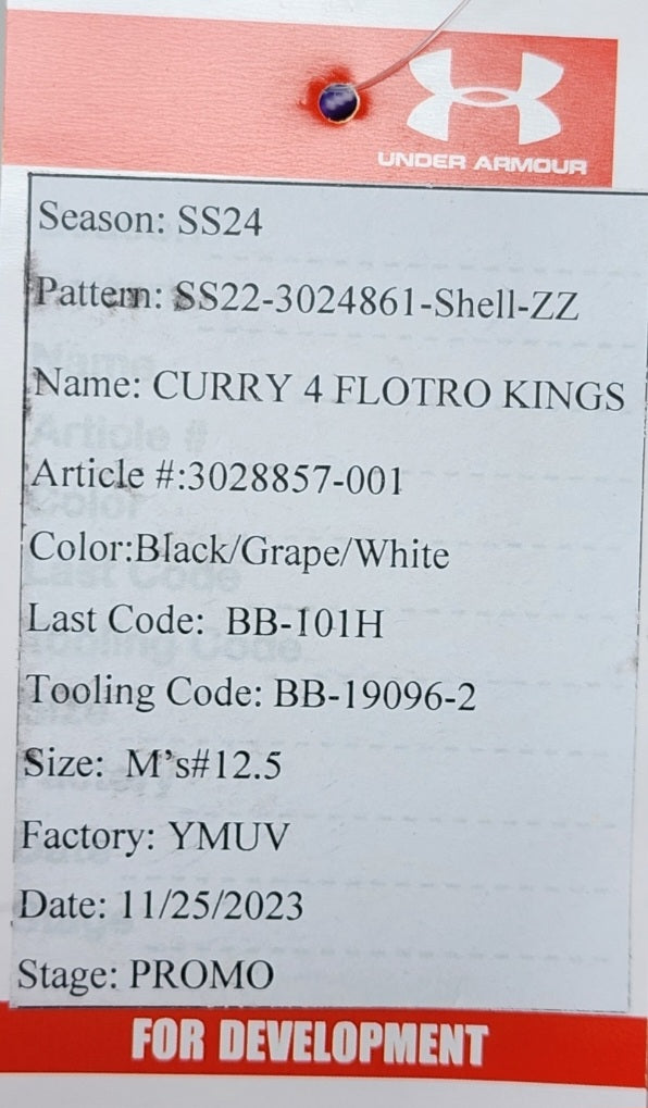 Under Armour Curry 4 Flotro - De'Aaron Fox Sacramento Kings PE