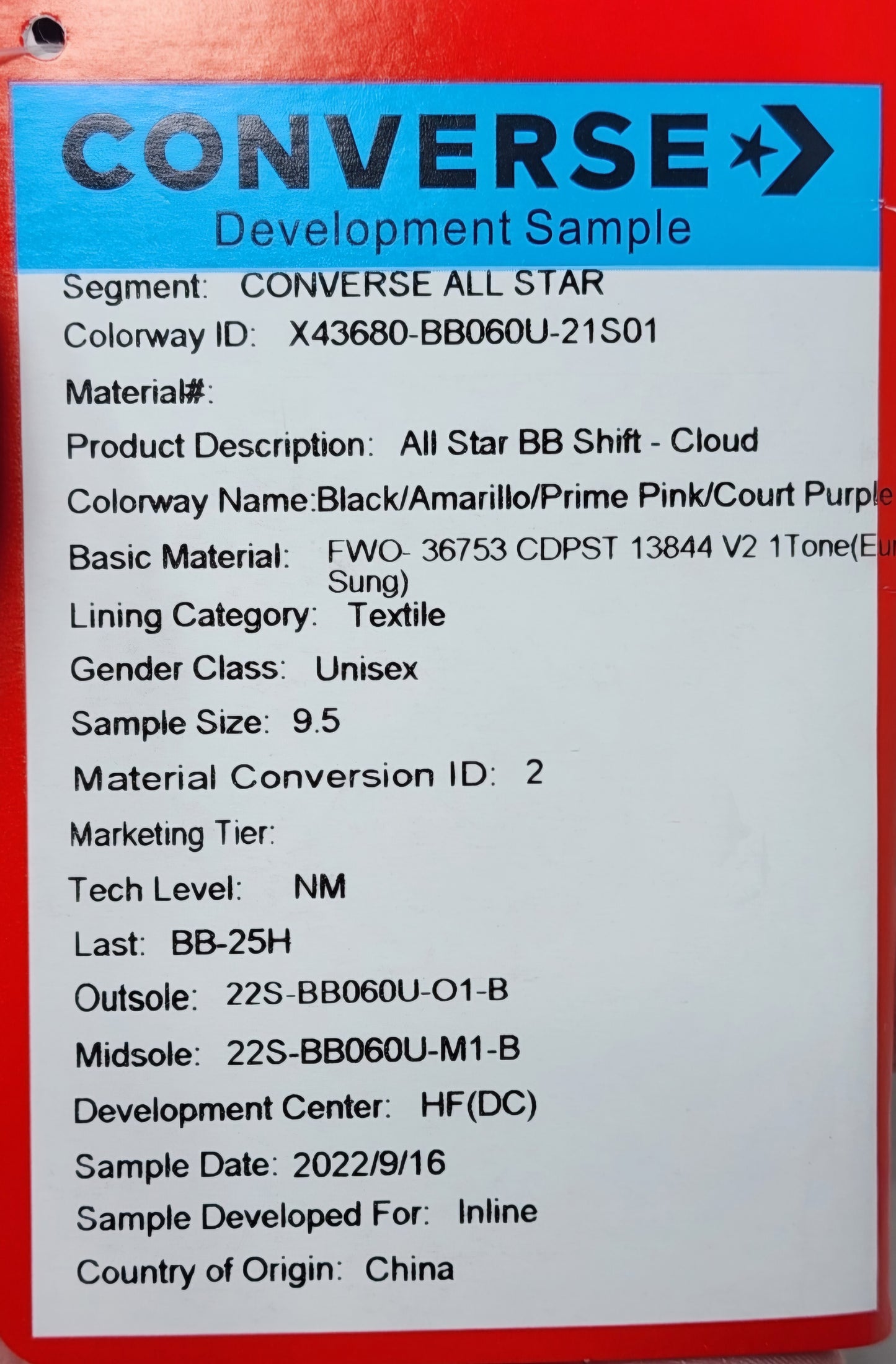 Converse All Star BB Shift - "Black History Month" PE