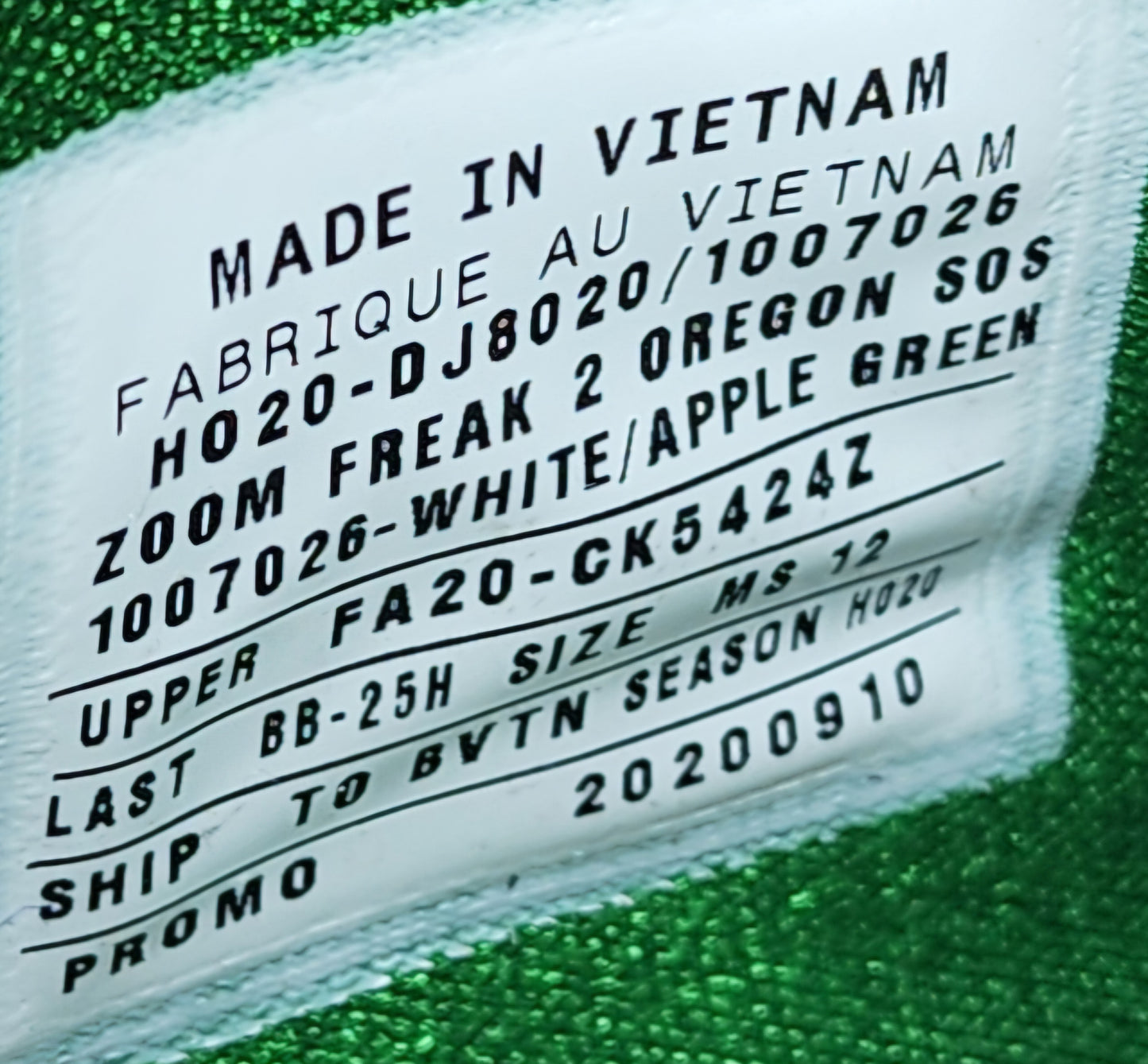 Nike Zoom Freak 2 - Oregon Ducks PE