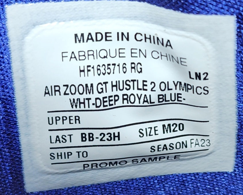 Nike Zoom G.T. Hustle 2 - Rudy Gobert "Olympics" PE
