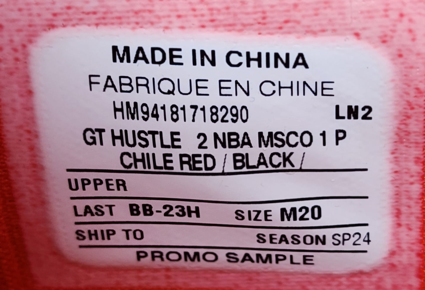 Nike Zoom G.T. Hustle 2 - Rudy Gobert "Chile Red" PE