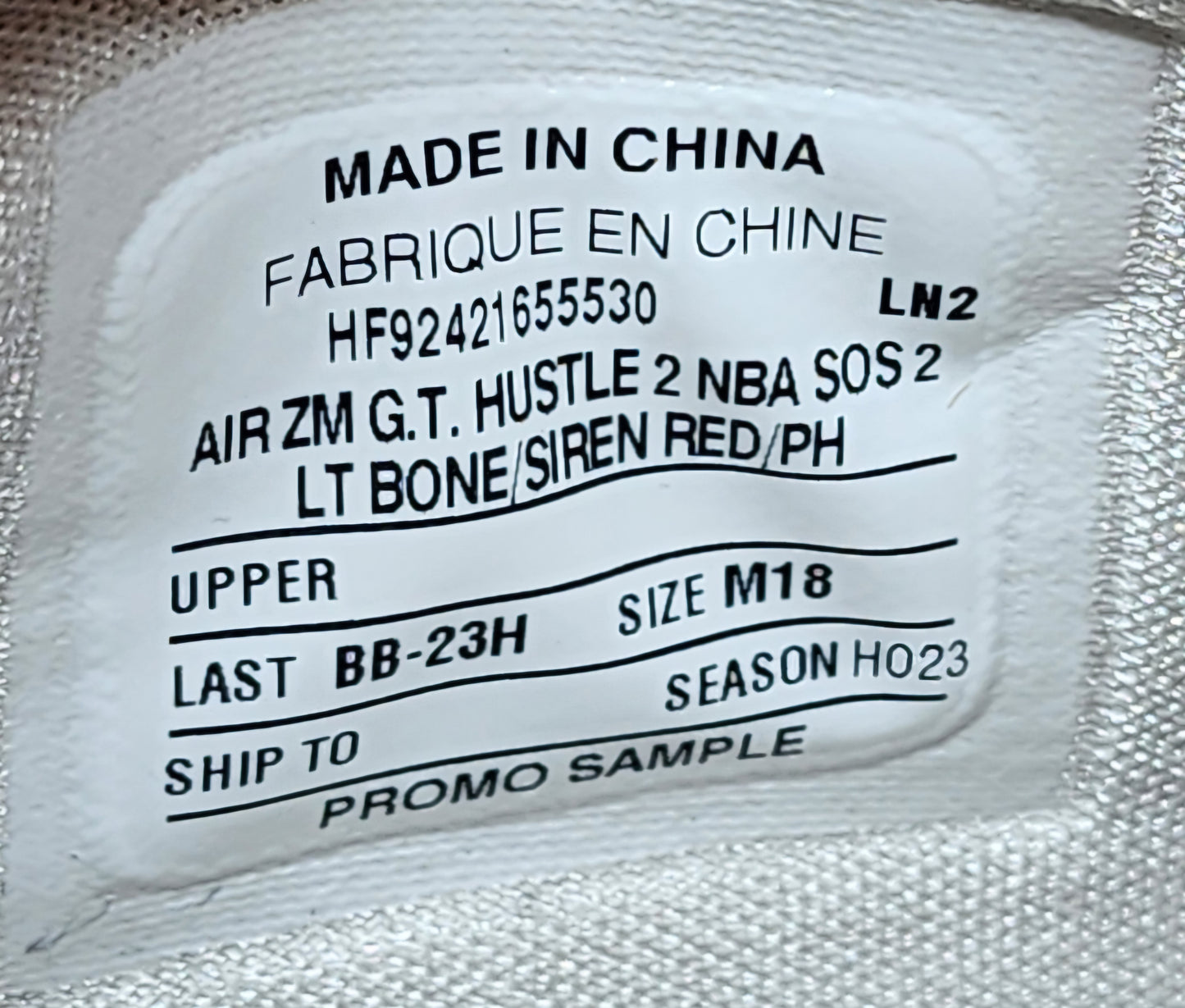 Nike Air Zoom G.T. Hustle 2 - Kevin Love Miami Heat PE