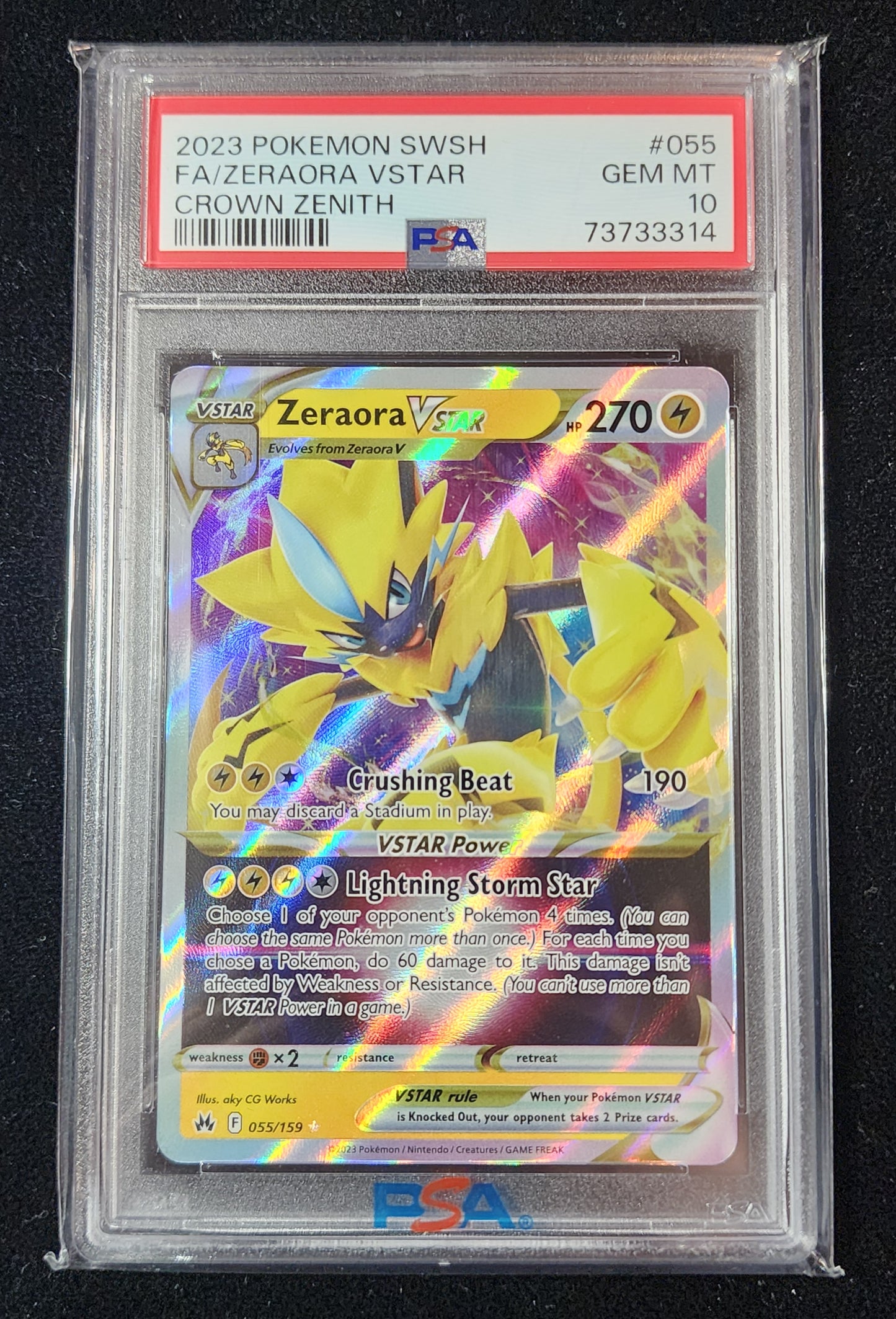 Pokemon TCG - Zeraora VStar #055