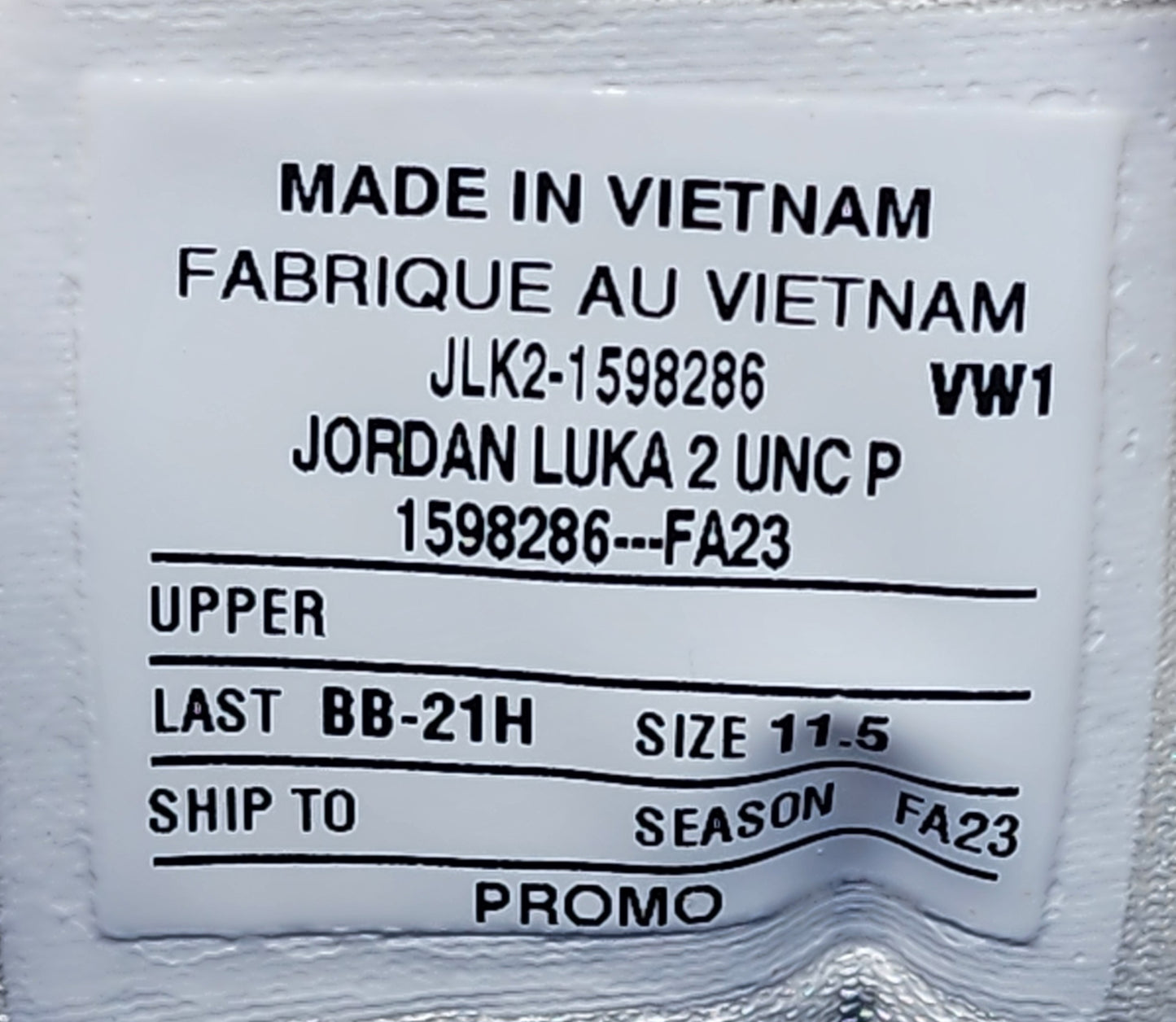 Jordan Luka 2 - UNC Tar Heels PE