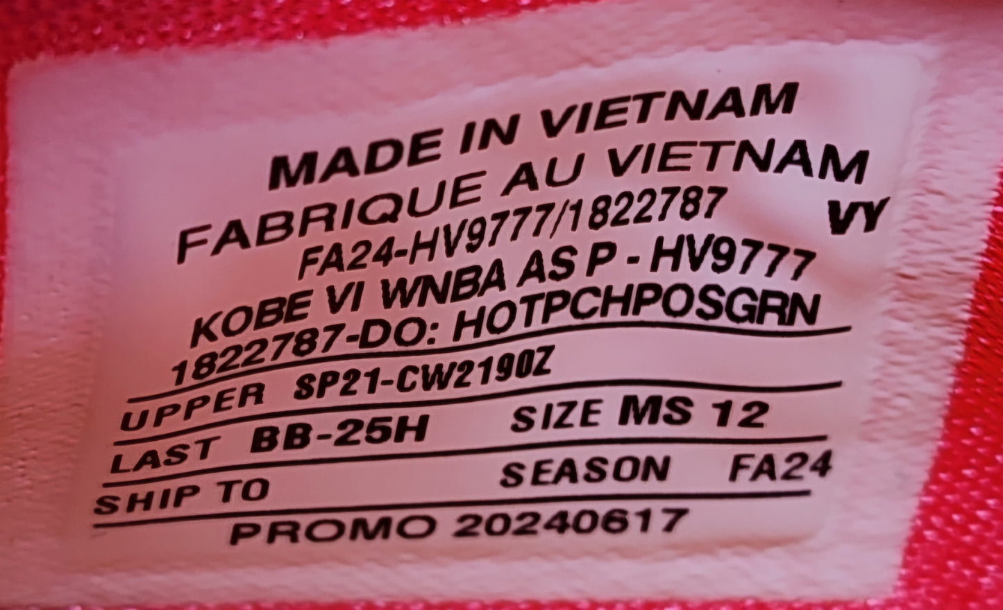 Nike Kobe 6 Protro - WNBA All-Star PE