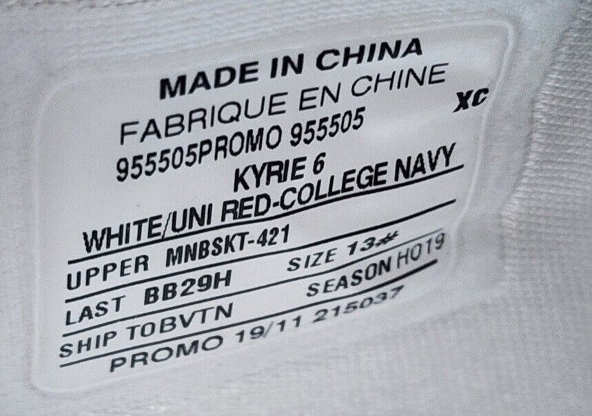 Nike Kyrie 6 - UConn Huskies PE