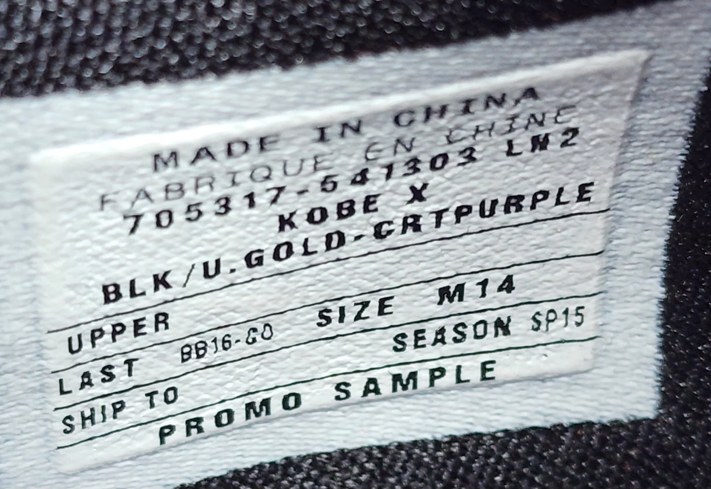 Nike Kobe 10 - Kobe Bryant Los Angeles Lakers PE