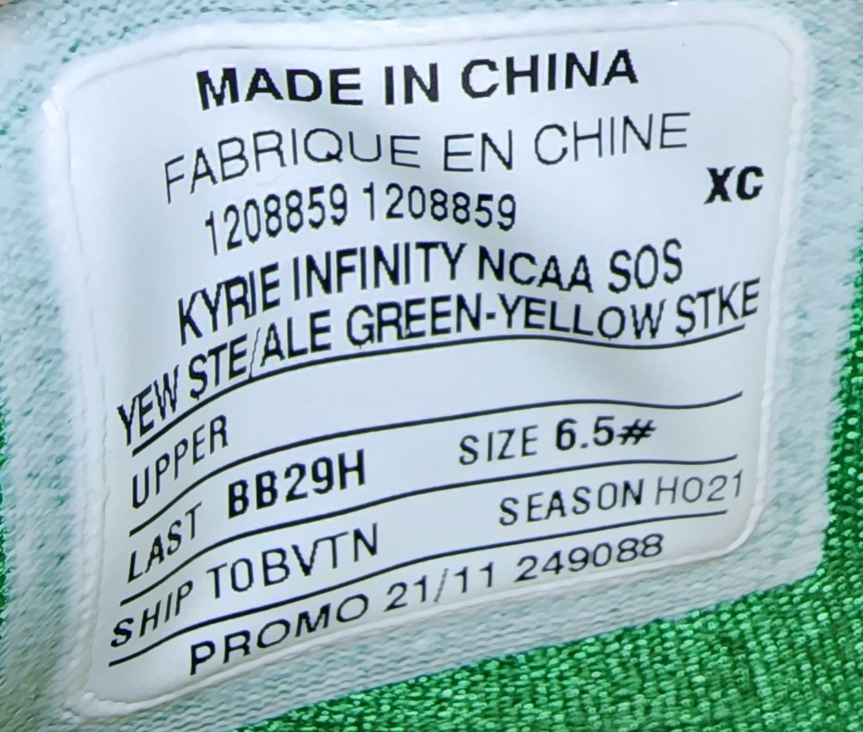 Nike Kyrie Infinity - Oregon Ducks PE