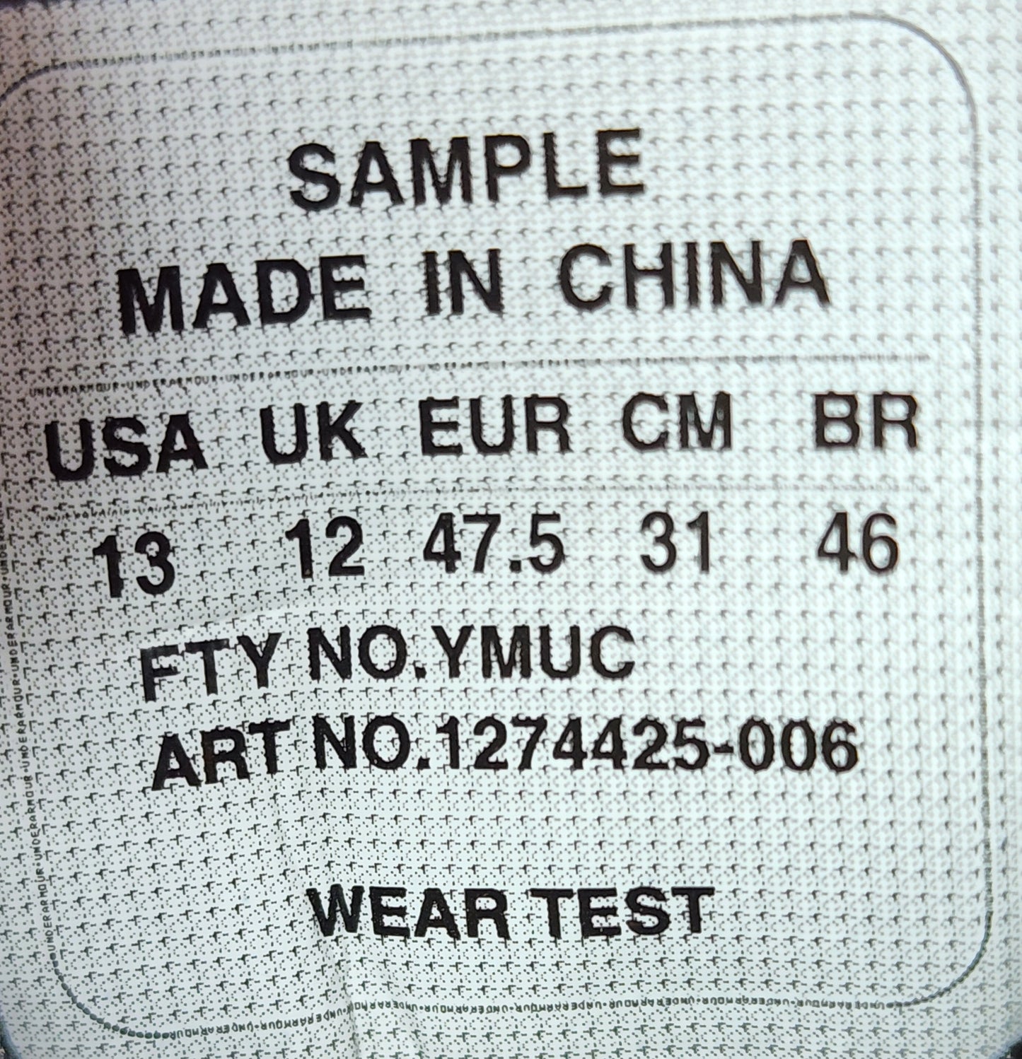 Under Armour Curry 2.5 - WEAR TEST SAMPLE