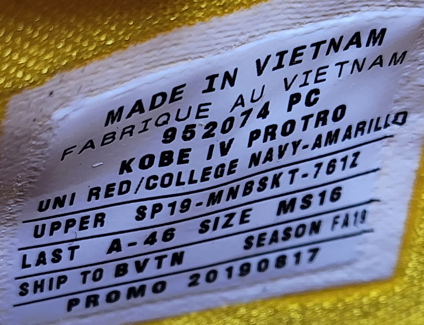 Nike Kobe 4 Protro - Paul Millsap Nuggets PE