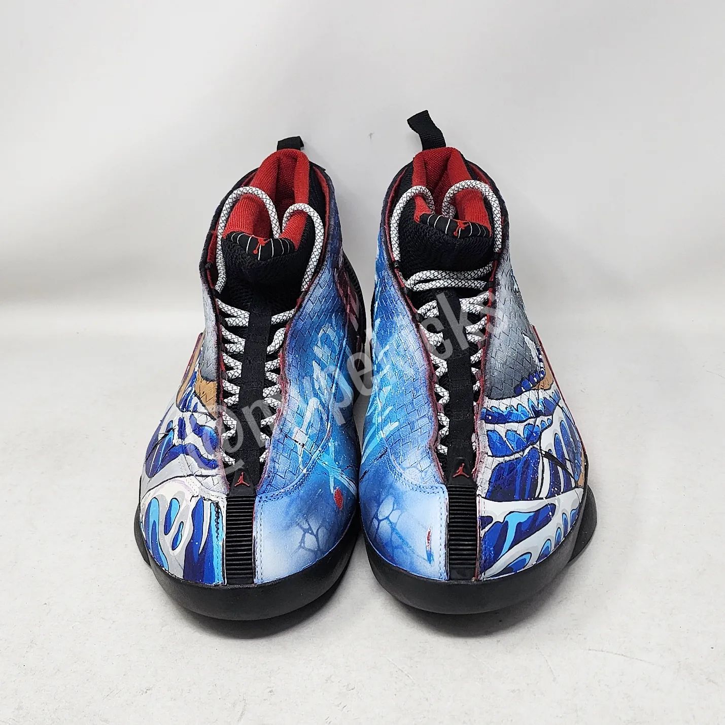 Jordan 15 Kelly Oubre Jr. Wizards Custom Sneakers