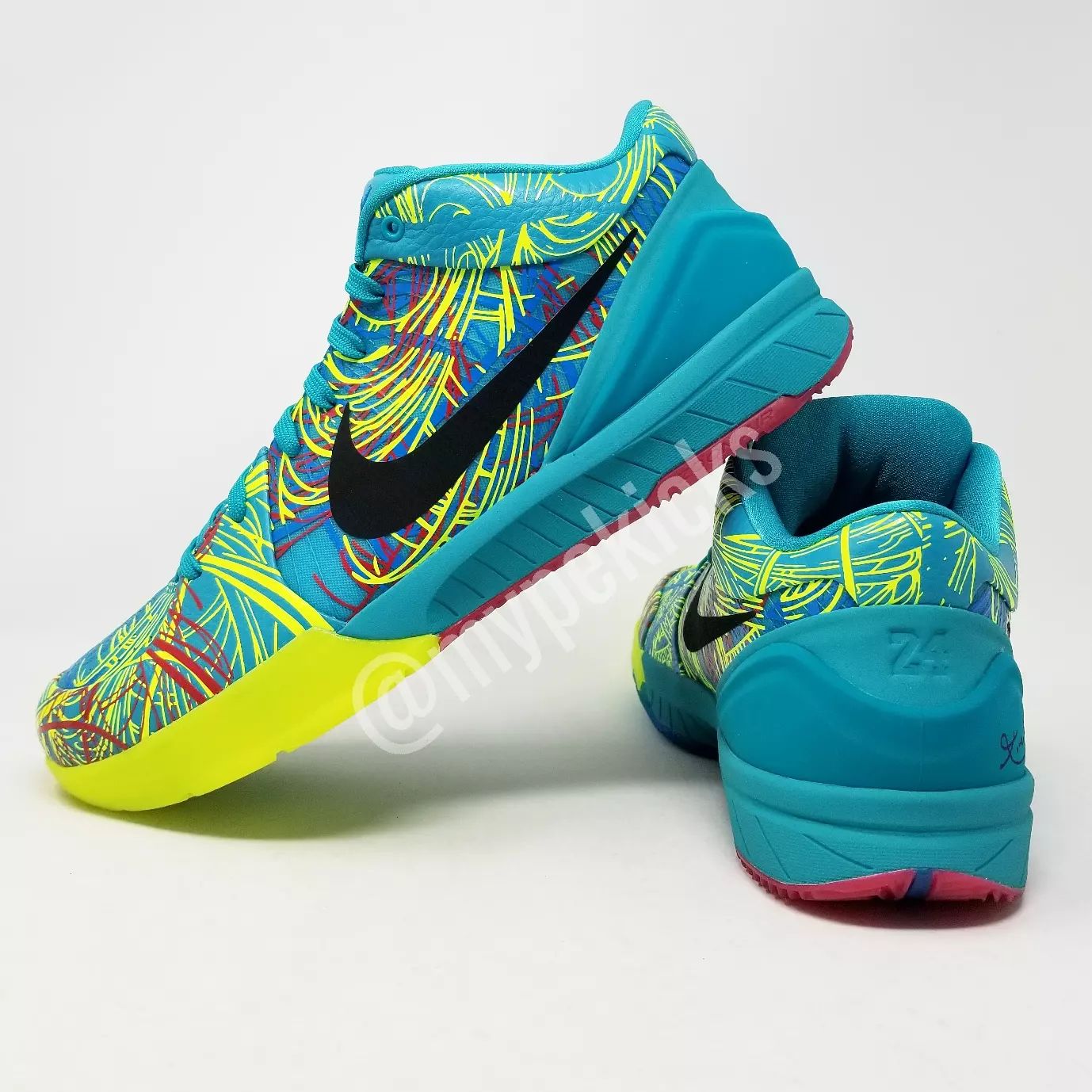 Nike Kobe 4 Wizenard Malik Monk Hornets Player Exclusive