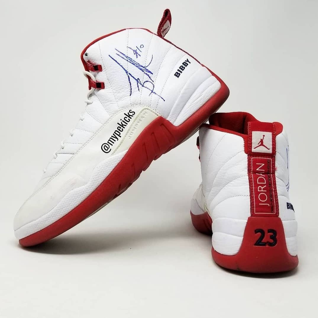 Jordan 12 Mike Bibby Hawks Player Exclusive