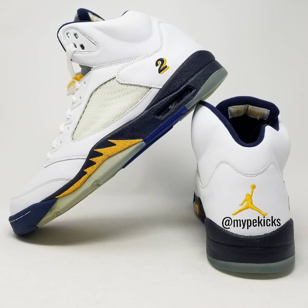 Air Jordan 05 Retro - Mickael Pietrus Golden State Warriors PE