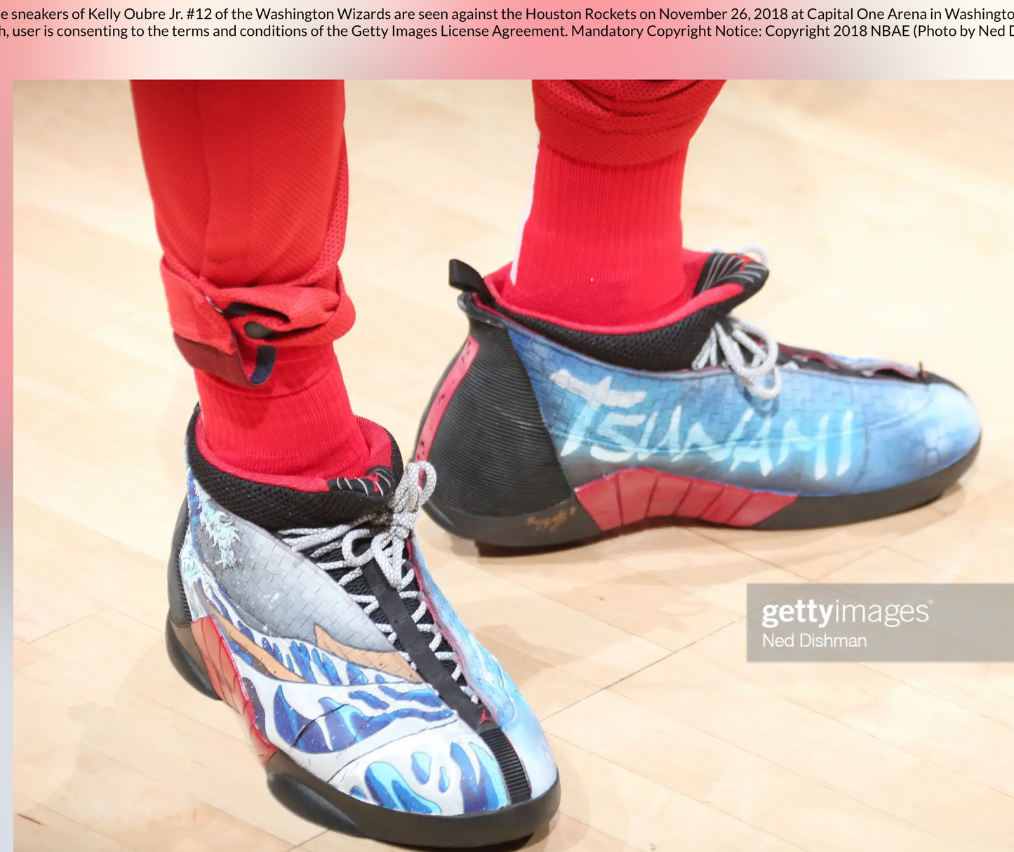 Air Jordan 15 Retro - Kelly Oubre Jr. Wizards Custom