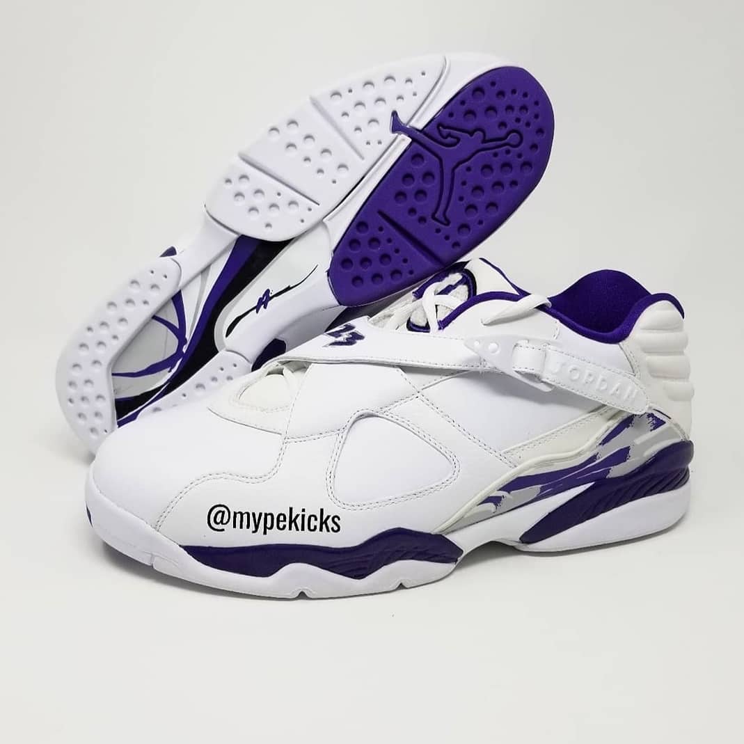 Air Jordan 08 Retro Low - Mike Bibby Sacramento Kings PE