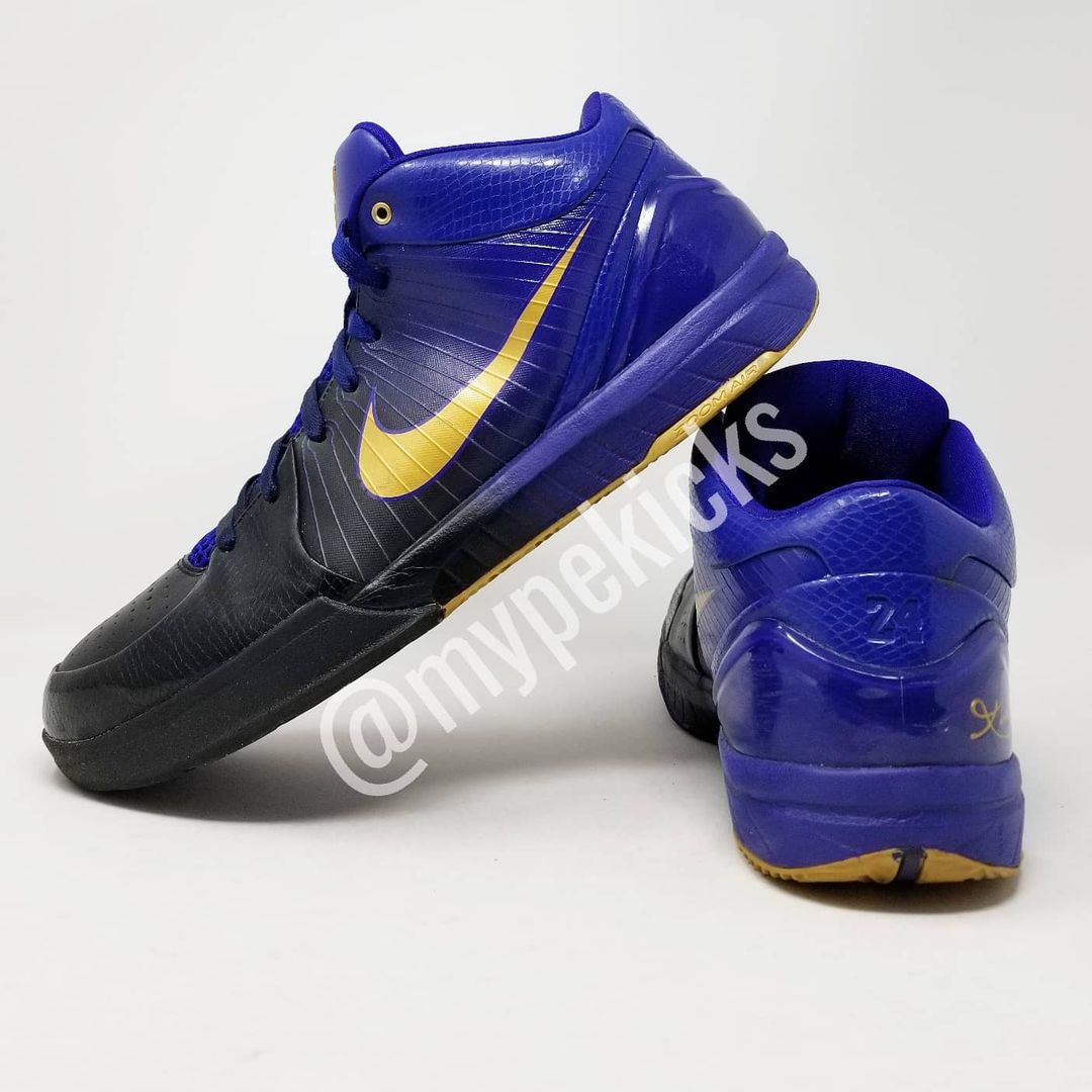 Nike Kobe 4 - Kobe Bryant Los Angeles Lakers PE