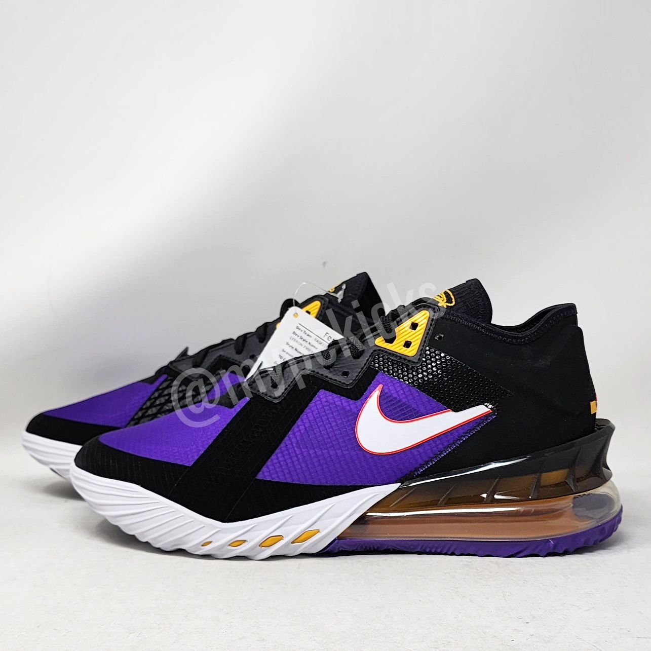 Nike lebron 18 low purple online