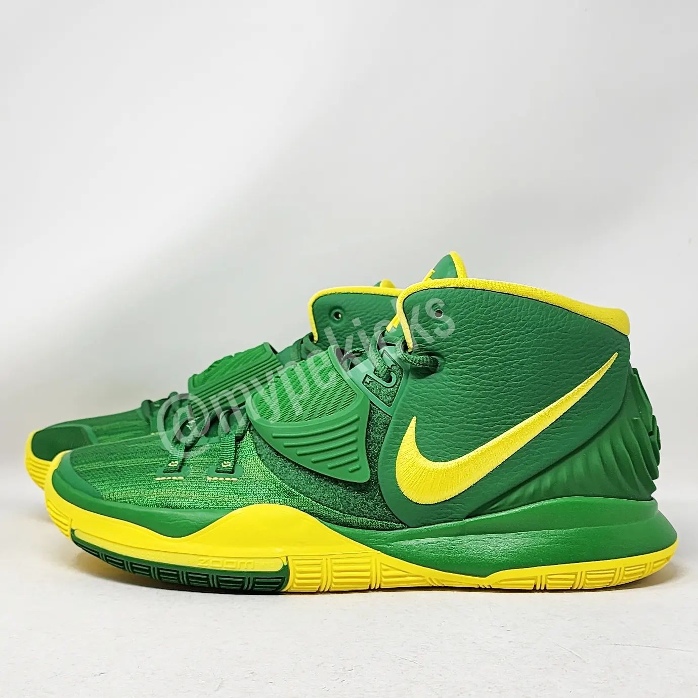 Kyrie 5 yellow and green on sale