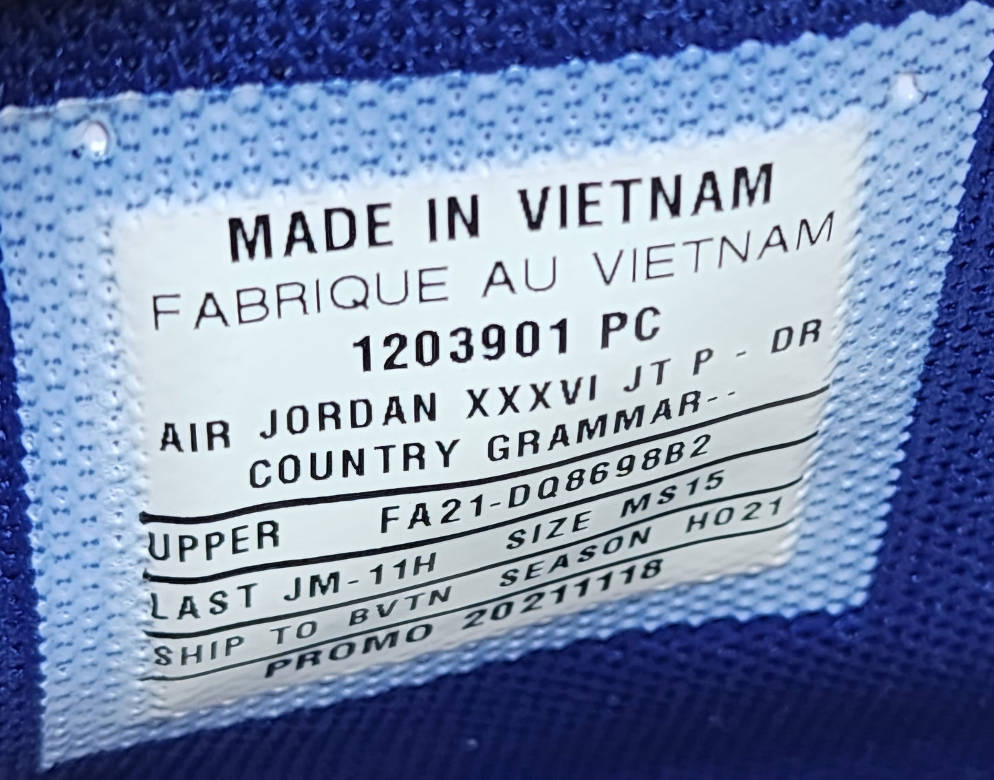 Air Jordan 36 - Jayson Tatum "Country Grammar" PE