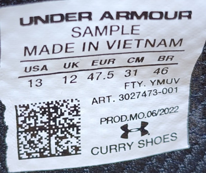 Under Armour Curry 10 - Stephen Curry Golden State Warriors PE