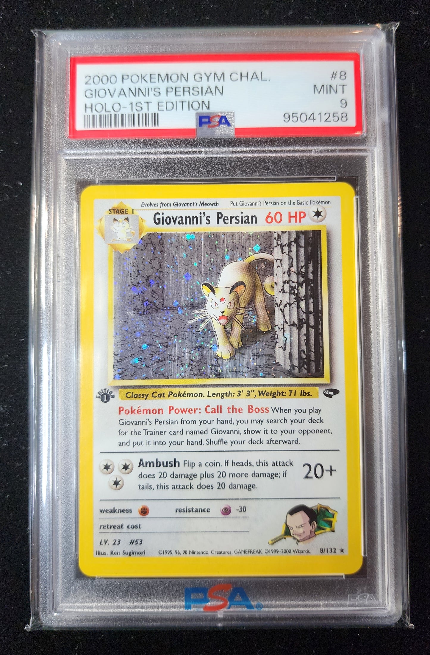 Pokemon TCG - Giovanni's Persian #8