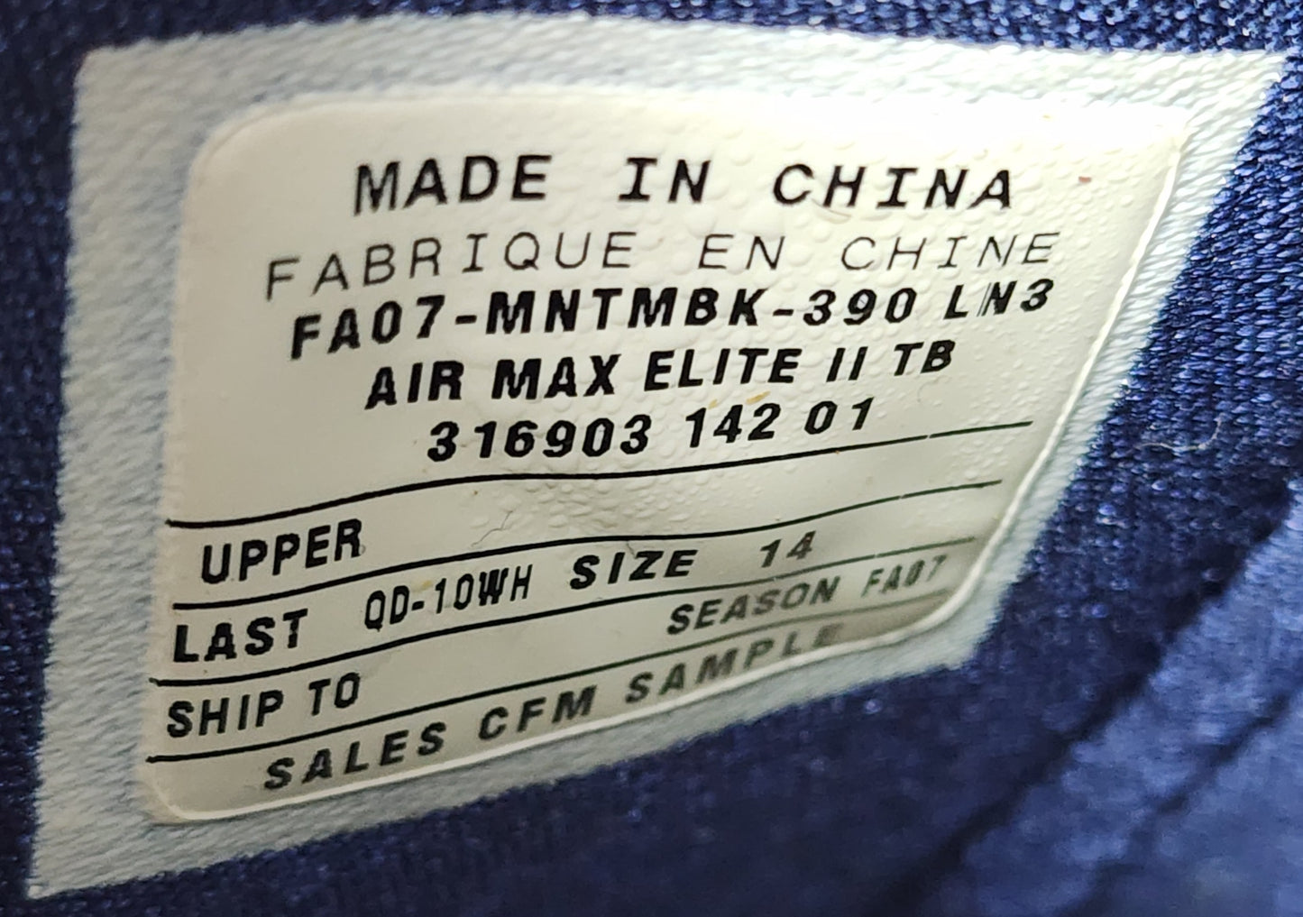Nike Air Max Elite II TB - Chris Bosh "USA Basketball" PE