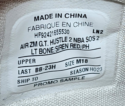 Nike Air Zoom G.T. Hustle 2 - Kevin Love Miami Heat PE