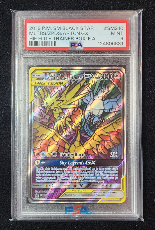 Pokemon TCG - Moltres & Zapdos & Articuno GX #SM210